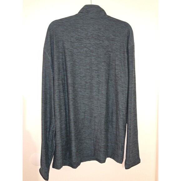 GapFit Pullover Active Top Long Sleeve‎ Athletic Shirt Heathered Gray XXL - Picture 3 of 5